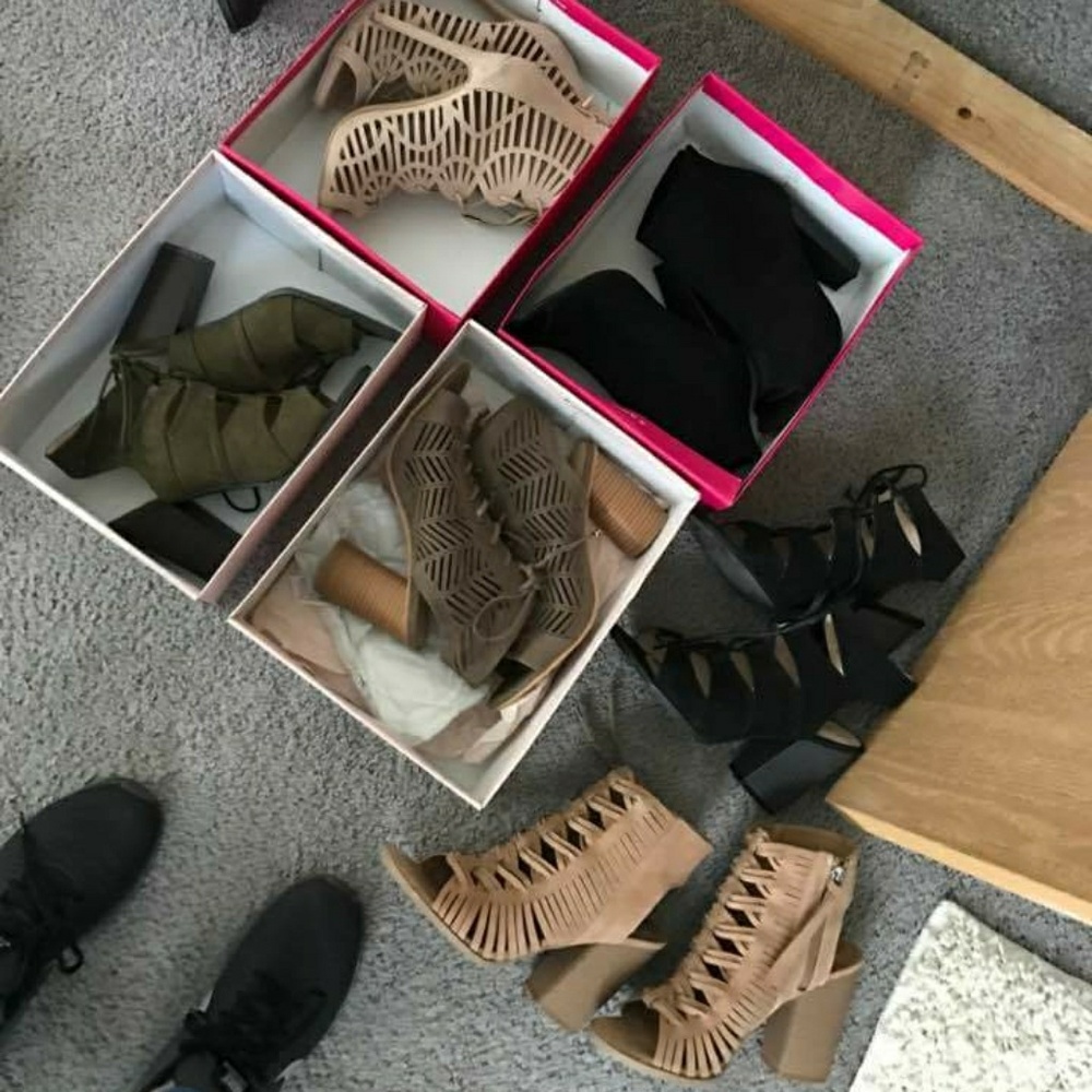 Lot of shoes.